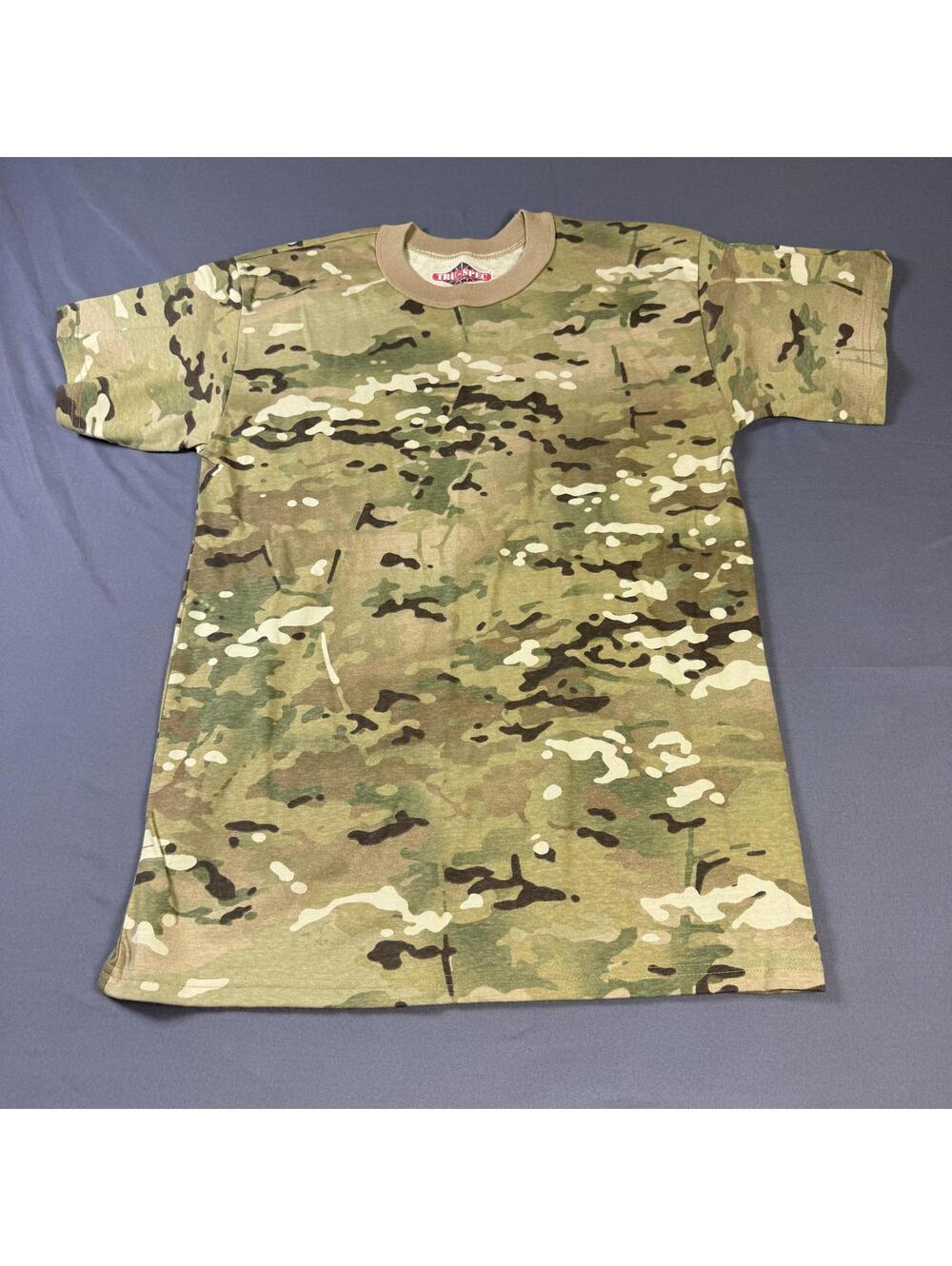 Tru Spec Green Camo Military Shirt Men's Medium